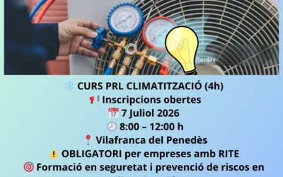 CURS PRL CLIMATITZACIÓ – 4 HORES