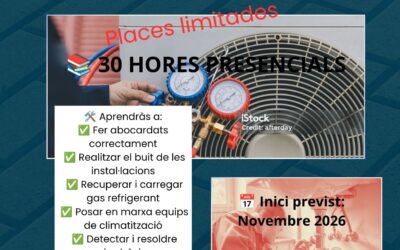 Curs de Perfeccionament de Climatització Pràctica (30 hores)