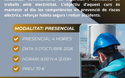 Curs PRL RECICLATGE d’Electricitat – 4 hores