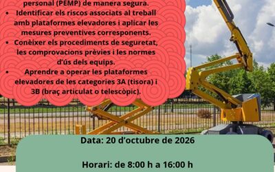 Curs IPAF/PEMP – Categories 3A i 3B
