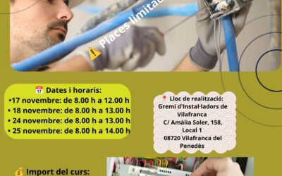 Curs de Prevenció de Riscos Laborals en Electricitat – 20 hores